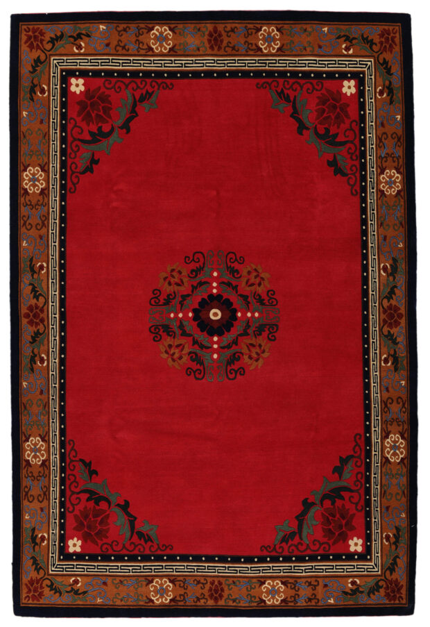 Hand-knotted Tibetan Style Rug - Image 4