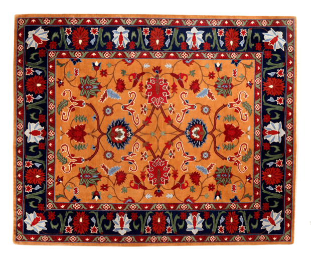 Hand-knotted area rug